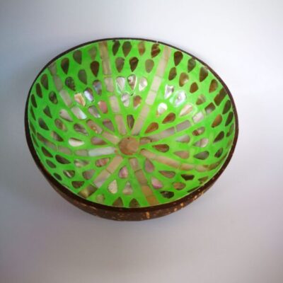 COCONUT BOWL WITH DECORATION