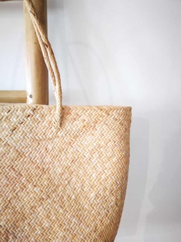 handmade straw shoppers bag